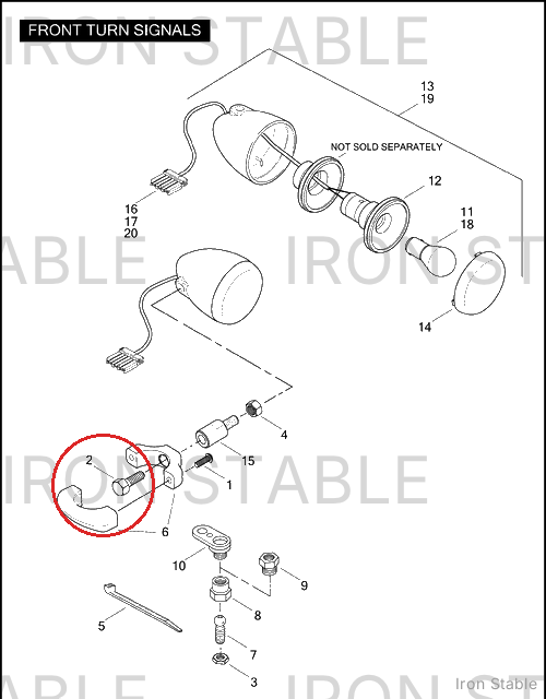 Harley-Davidson Mounting Clamp