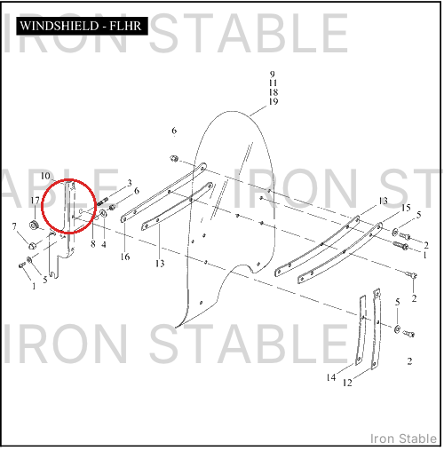 Harley-Davidson Bracket, Lh-Adjust