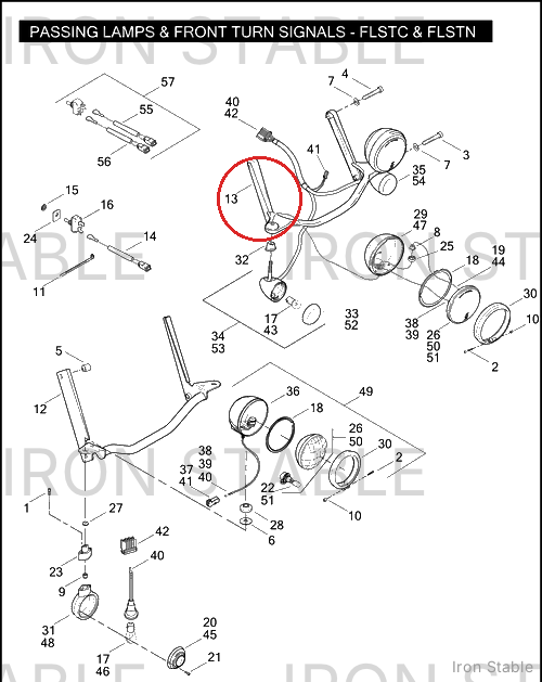 Harley-Davidson Bracket, Refl Mt, X