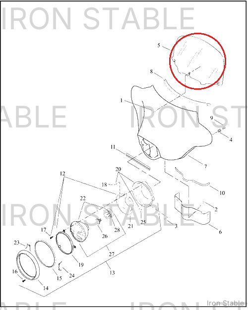 Harley-Davidson Windshield, X