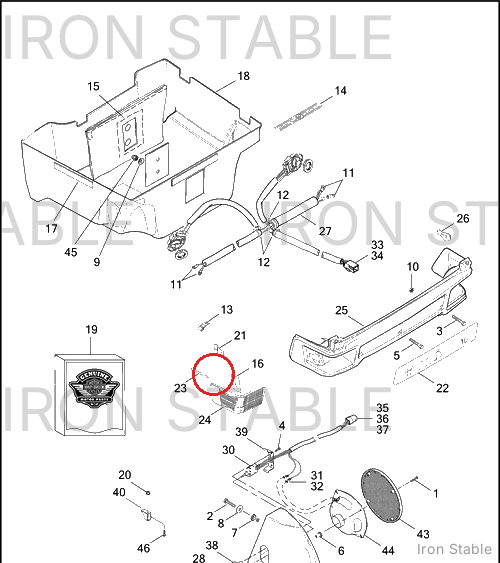 Harley-Davidson Gasket(Seal Lamp Lens) T/Pak