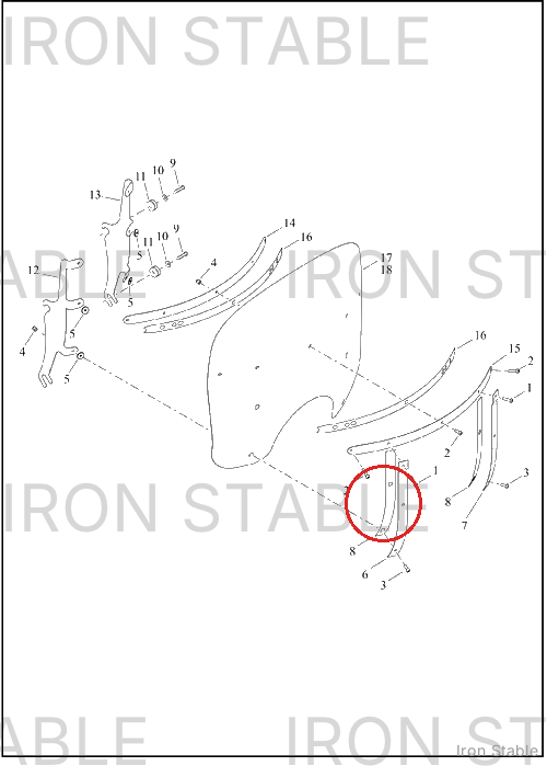 Harley-Davidson Adh-Tape, W'shld