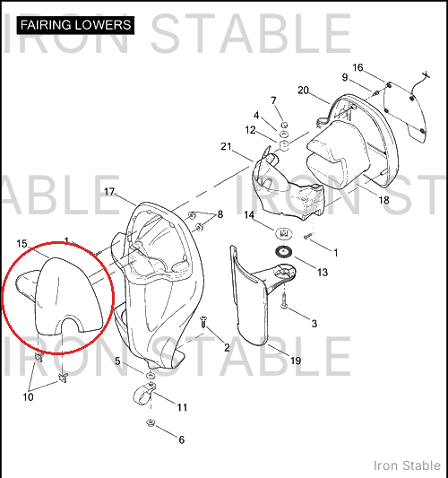 Harley-Davidson Cap, Lh/Frng-Lower