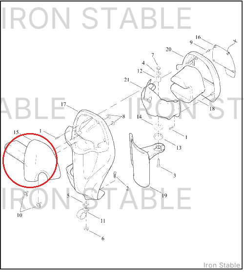 Harley-Davidson Cap, Rh/Frng-Lower