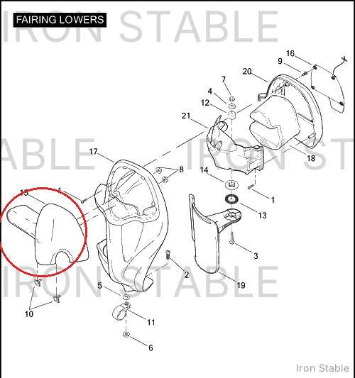 Harley-Davidson Cap, Rh/Frng-Lower