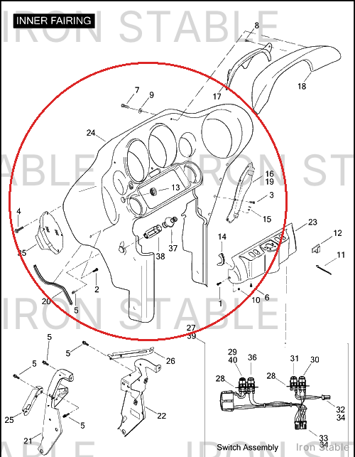 Harley-Davidson Inr-Frng Assembly