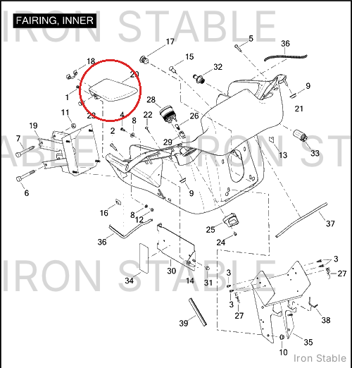 Harley-Davidson Cover Assembly, Lh/Storage Box
