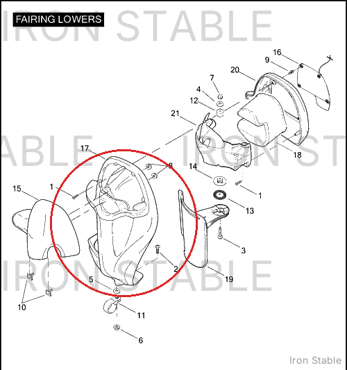 Harley-Davidson Frng-Lower, Lh