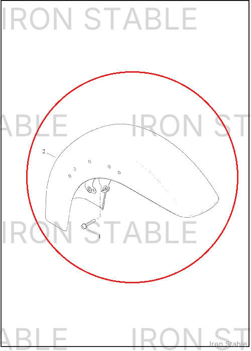 Harley-Davidson Fender, Fr, Sub-Assembly, Sld