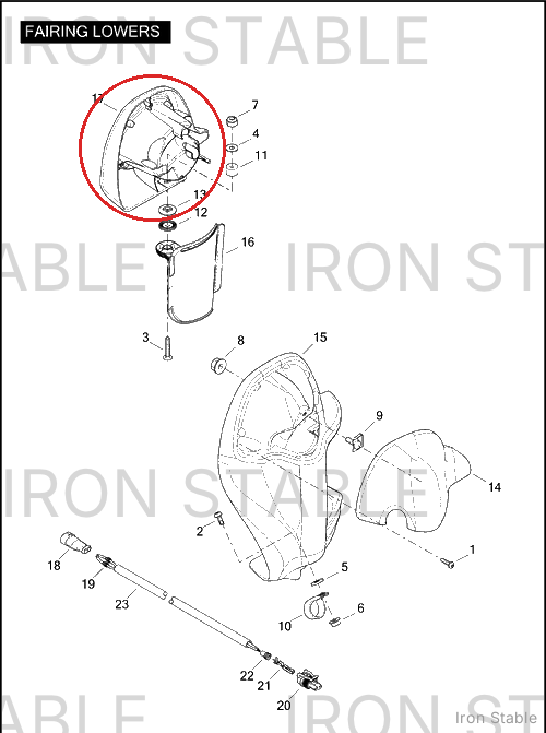 Harley-Davidson Frng Lower Sub-Component, X