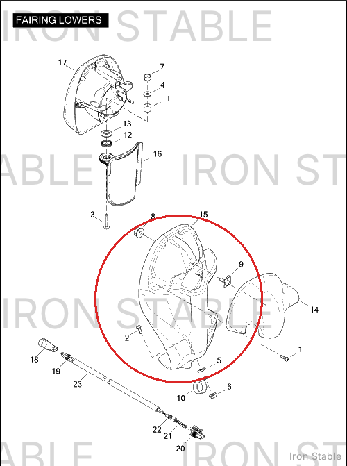 Harley-Davidson Fairing, Lower, X
