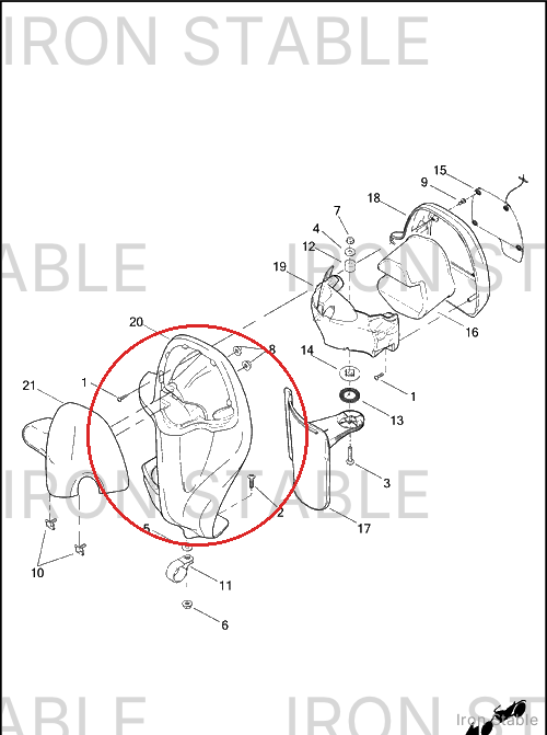 Harley-Davidson Fairing, Lower, X
