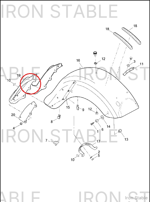 Harley-Davidson Fascia, Rf, Titnm Dust