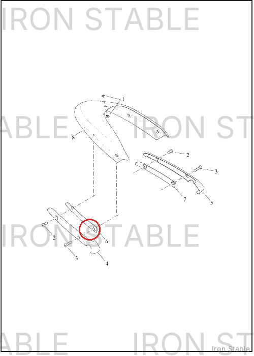 Harley-Davidson Spacer Wldmnt, Spear Cover, Rh