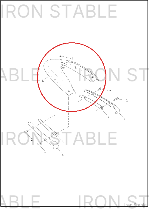 Harley-Davidson Fender, Rr, Sub-Assembly, Solid