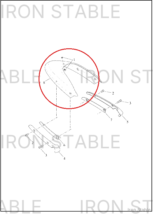 Harley-Davidson Fender, Rr, Sub-Assembly, Solid