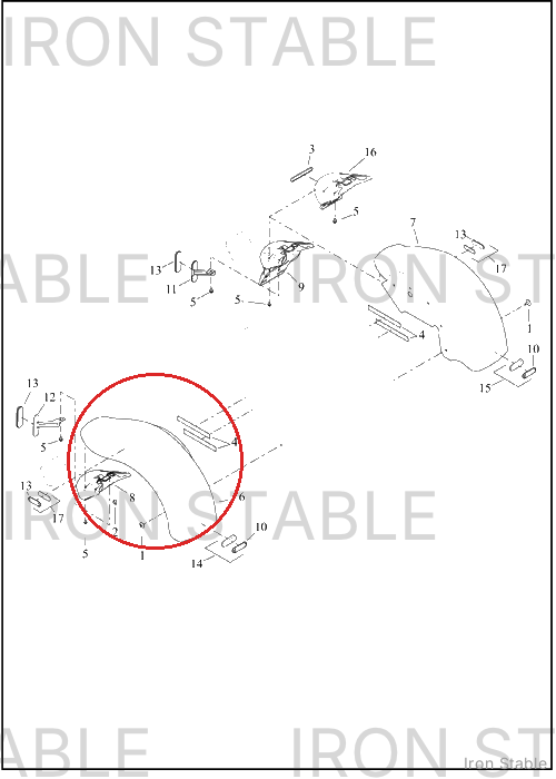 Harley-Davidson Fndr Rr Rh , Brcda Sil Dnm
