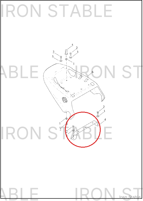 Harley-Davidson Support, Rr Fnd, Assembly