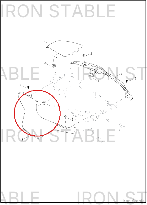 Harley-Davidson Fender, Rr, Molded, Rh