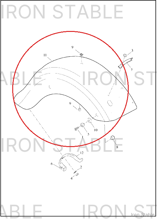 Harley-Davidson Fender, Rr, Sub-Assembly, Prime