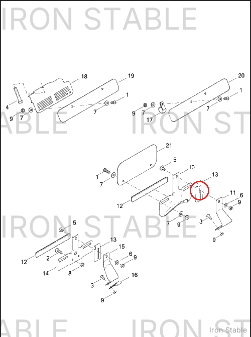 Harley-Davidson Bracket, Lic Pl, X