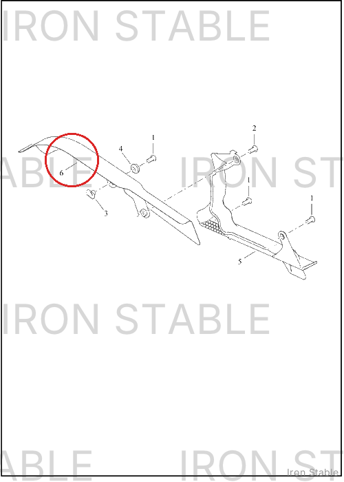 Harley-Davidson Guard, Belt/Chn, Chrome, 