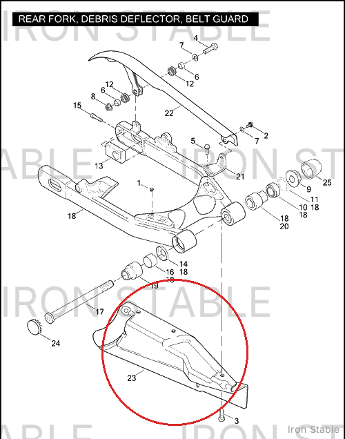 Harley-Davidson Debris Deflector