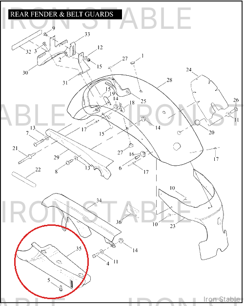 Harley-Davidson Guard, Belt/Chn, X