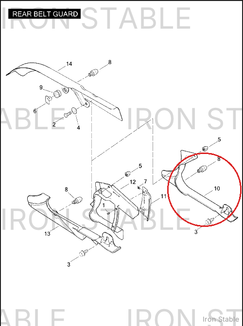 Harley-Davidson Debris Deflector