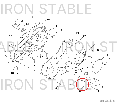 Harley-Davidson Gasket, Insp Cover