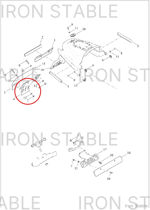 Harley-Davidson Bracket, Lic'se Plt Reflex/Hdi