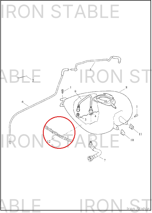 Harley-Davidson Tank, Fuel, Assembly, Sld