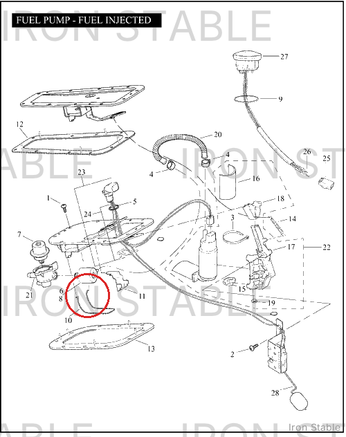 Harley-Davidson Bail, Fuel Pump