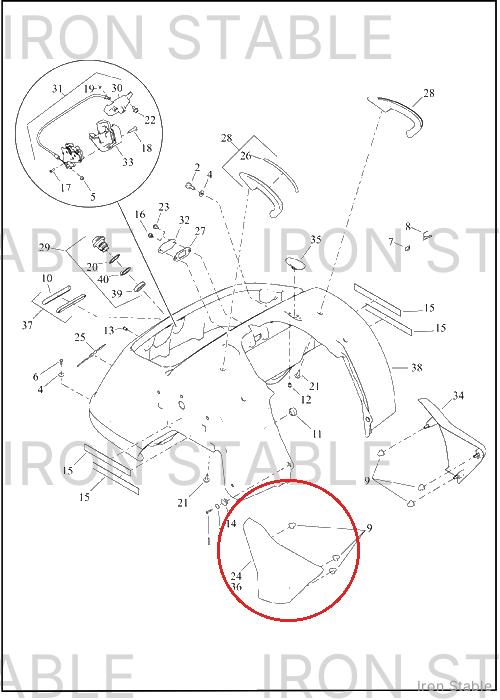 Harley-Davidson Pnl Trm Cover Sde Asyrh, Brcda Si