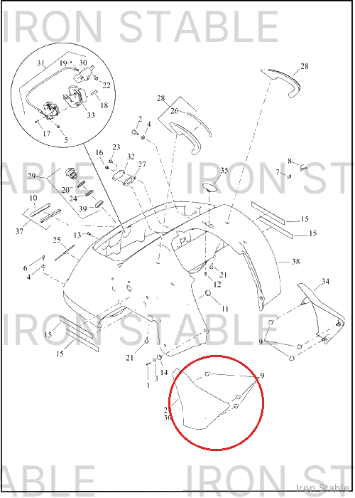 Harley-Davidson Panel, Trim, Cover, Side, Assembly, Rh, 