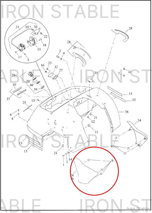 Harley-Davidson Pnl Trim Cover Side Assembly Rh, Prfm