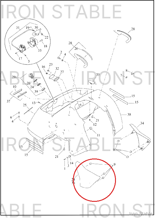 Harley-Davidson Panel, Trim, Cover, Side, Assembly, Rh, 
