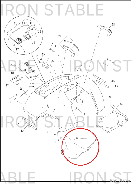Harley-Davidson Panel, Trim, Cover, Side, Assembly, Rh, 