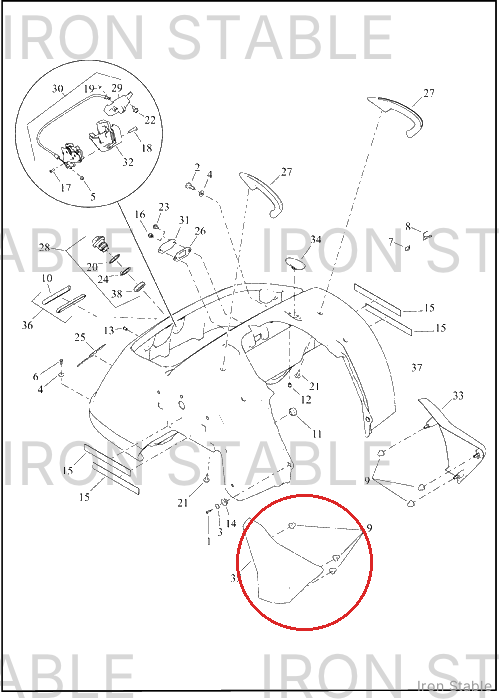 Harley-Davidson Panel, Trim, Cover, Side, Assembly, Rh, 