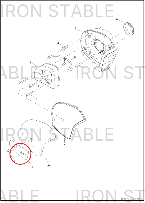 Harley-Davidson Airbox Cover Sub-Component, X