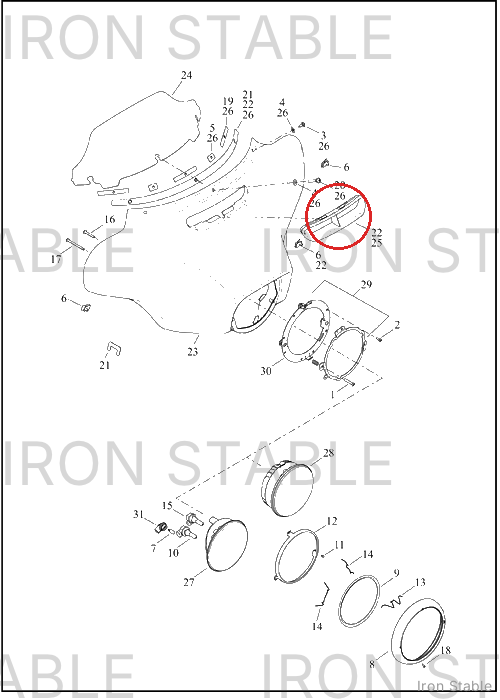 Harley-Davidson Panel, Bodywork Trim, Air Dct