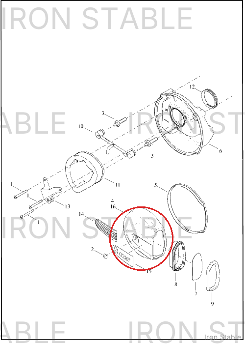 Harley-Davidson Kit-Cover, A-C