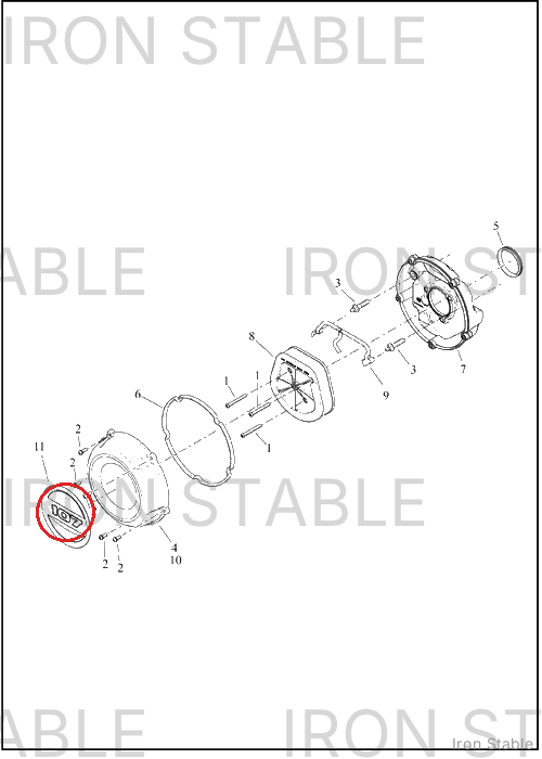 Harley-Davidson Trim, Intk/Ftk Cover, Holes