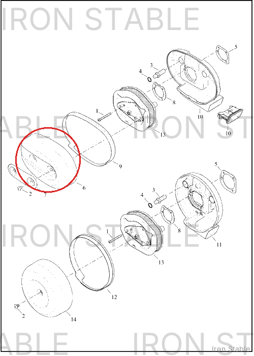 Harley-Davidson Kit, Cos Cover, Intk