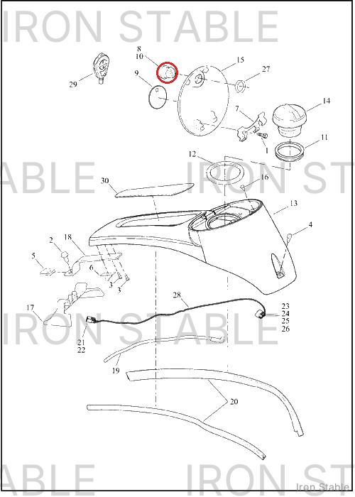 Harley-Davidson Cover, Intk/Ftk, Kit, Pb Release, 
