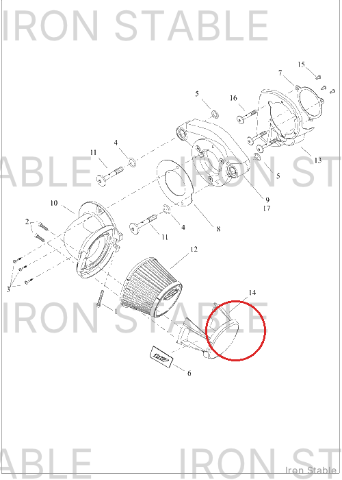 Harley-Davidson Cover, Airbox, Heavy Breather, Sc