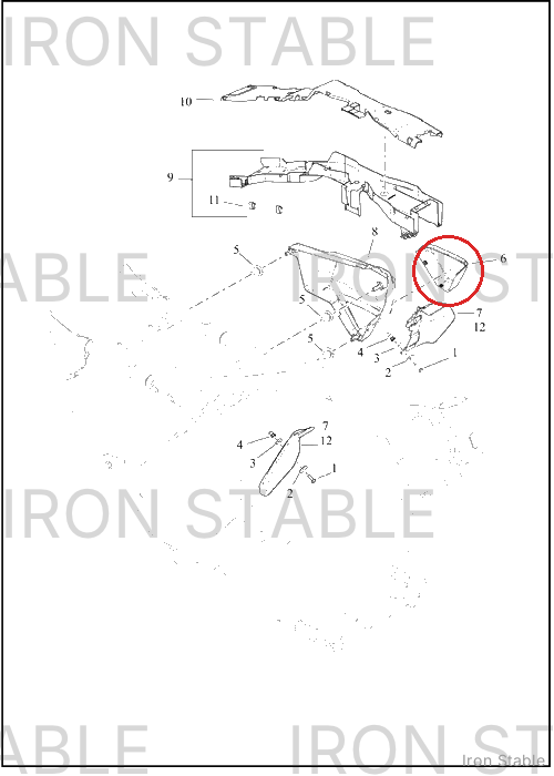 Harley-Davidson Panel, Trim, Cover, Side, Molded, R