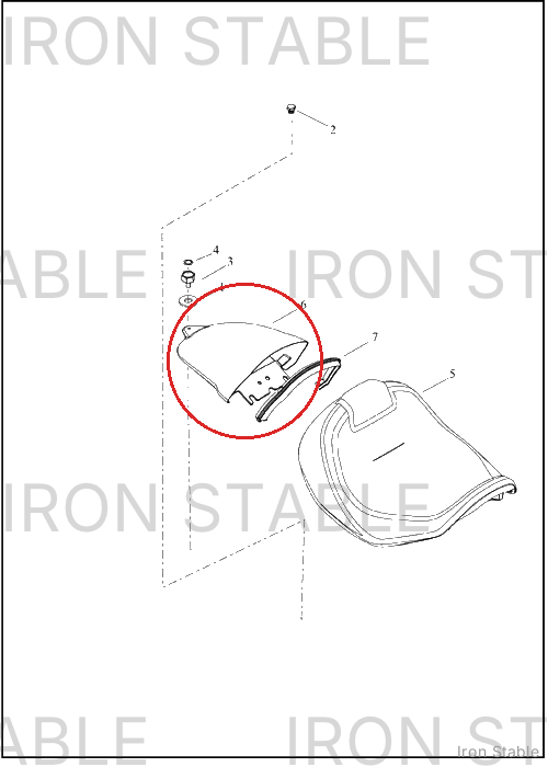 Harley-Davidson Cowl, Passenger Seat, Forged Carbon F
