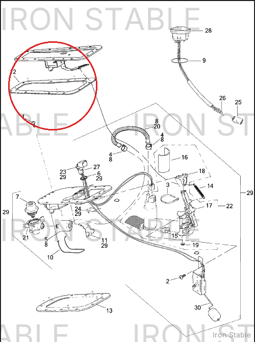 Harley-Davidson Gasket, Top Plate