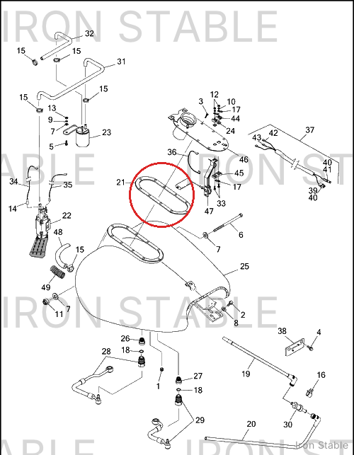 Harley-Davidson Gasket, Top Plate